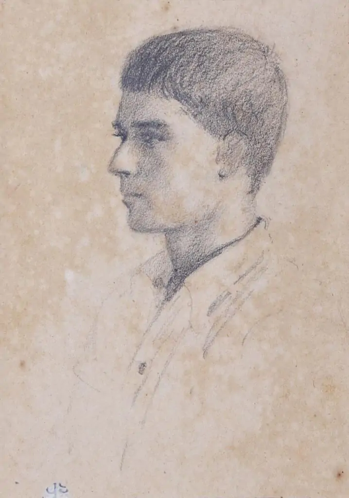Portrait of a young man.