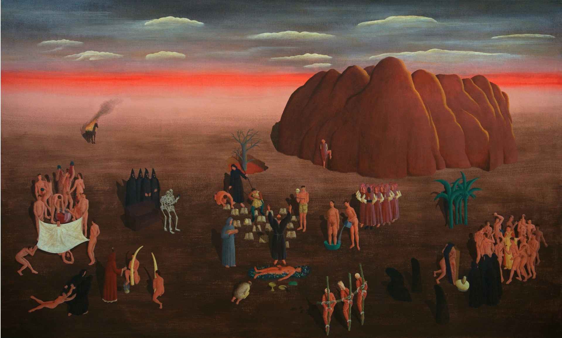 Behind the crystal mountain