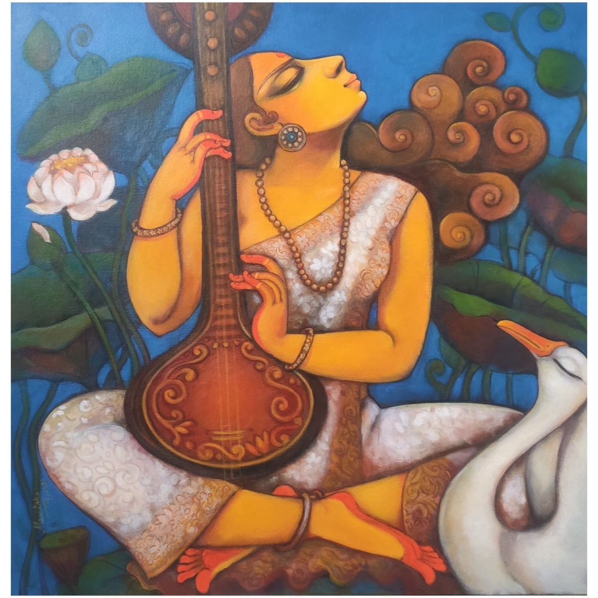 Goddess Saraswati
