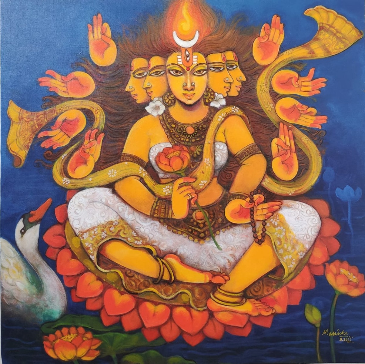 Goddess Gayatri