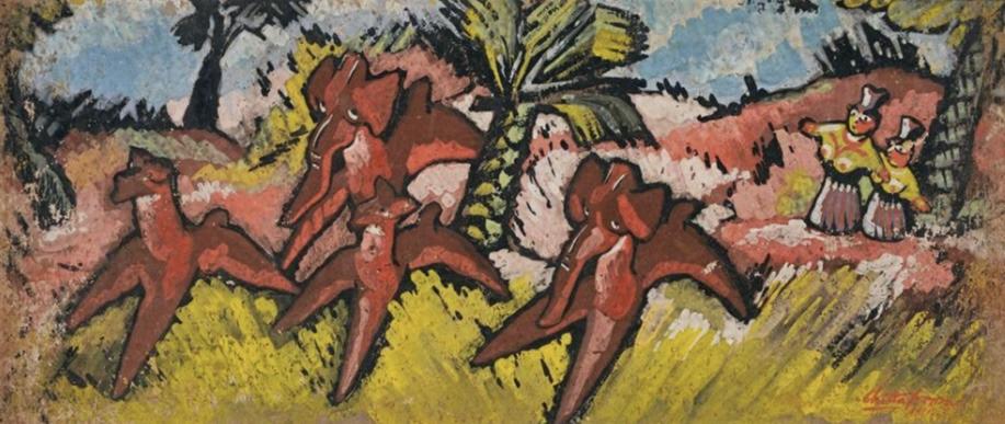 Untitled-Gouache on Paper