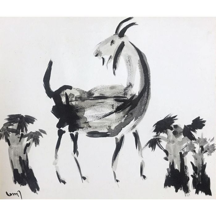 Goat by K.G.Subramanyan.