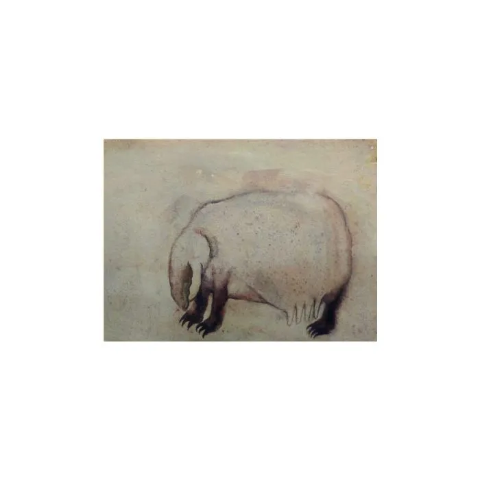 Domestic Animals, watercolour on paper, animal