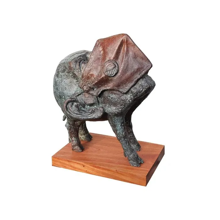 Covid19 by Rakesh Sadhak, metal, animal