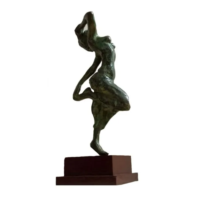 Rhythm by Chaitali De Chanda, bronze, people and portraits