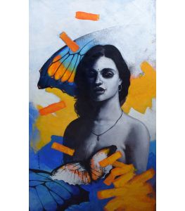 Flight of Beauty by artist Kishore Pratim Biswas.