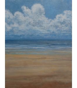 The quiet beach by artist Arka Alam.