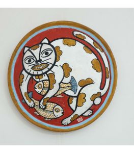 Cat with Fish by Manoj Dutta.