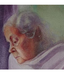 Portrait of my grandmother by Ritwika Ganguly