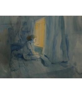 The silent sitting by Ritwika Ganguly