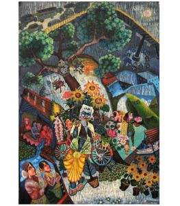 Plastic Flower Seller by Mithun Dasgupta