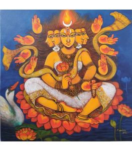 Goddess Gayatri by Manisha Srivastava
