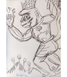 Hanuman by Paritosh Sen.