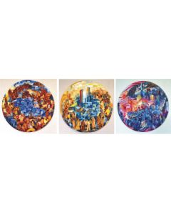 Cityscapes by artist Raka Panda