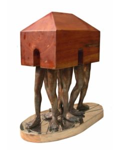 Homeless by sculptor Rakesh Sadhak