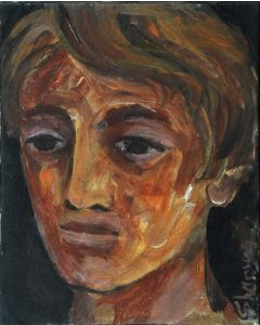 Portrait of a Boy by artist Shanu Lahiri