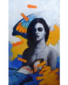 Flight of Beauty by artist Kishore Pratim Biswas.
