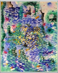 Water in my head by artist Debdutta Banerjee