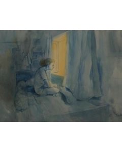 The silent sitting by Ritwika Ganguly
