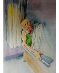 My grandmother by Ritwika Ganguly