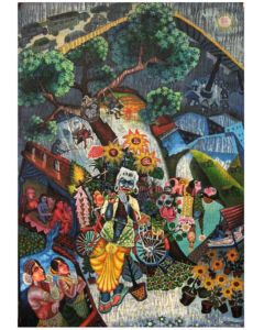 Plastic Flower Seller by Mithun Dasgupta