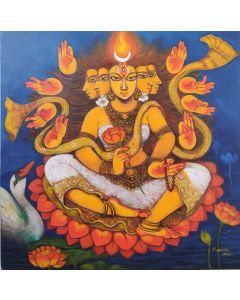 Goddess Gayatri by Manisha Srivastava
