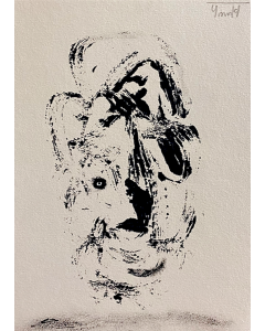 Impression of a distorted face by Pallav Chander