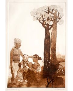 Intaglio print on full sheet paper 