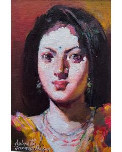Portrait of a Lady by Subrata Gangopadhyay.