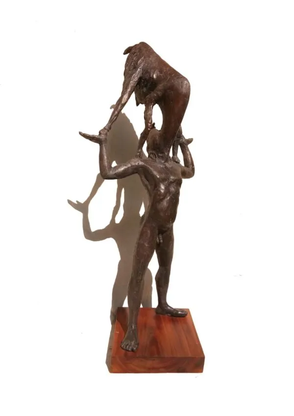 Balance by Rakesh Sadhak, metal, people and portraits