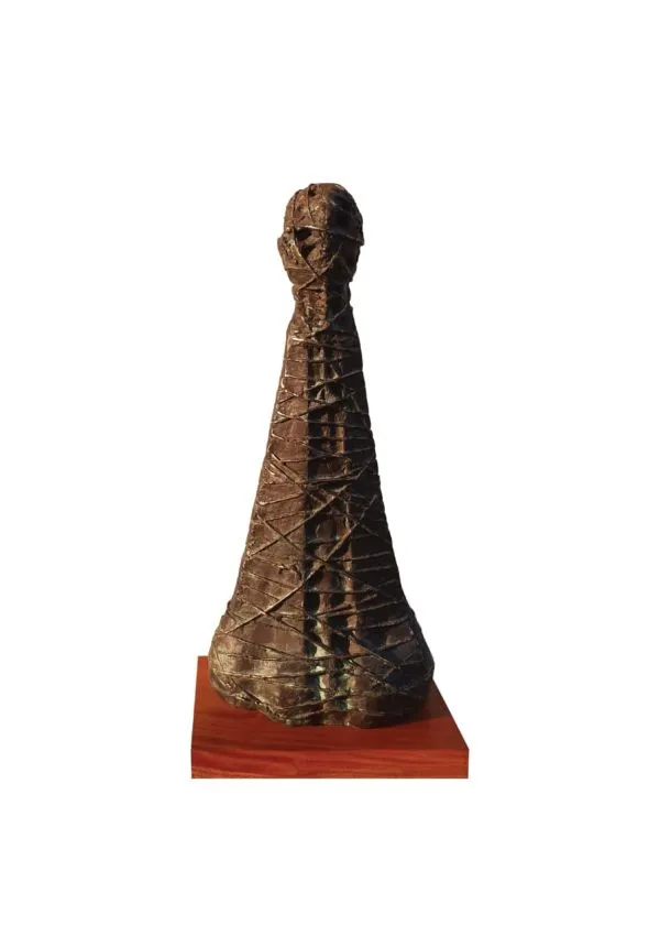 Cocoon by Rakesh Sadhak, metal, people and portraits