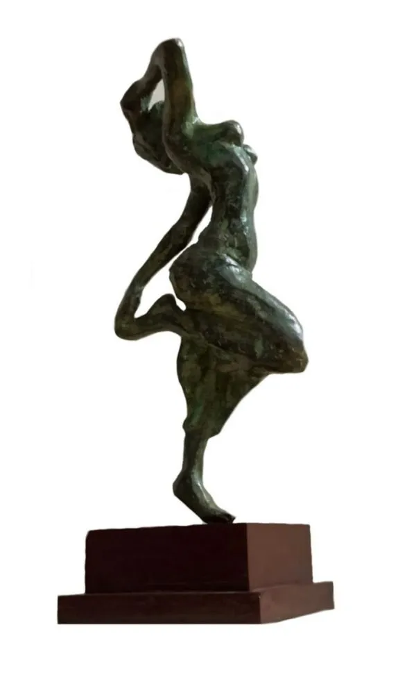 Rhythm by Chaitali De Chanda, bronze, people and portraits