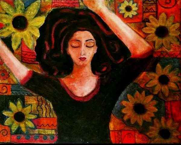 The sunflower girl