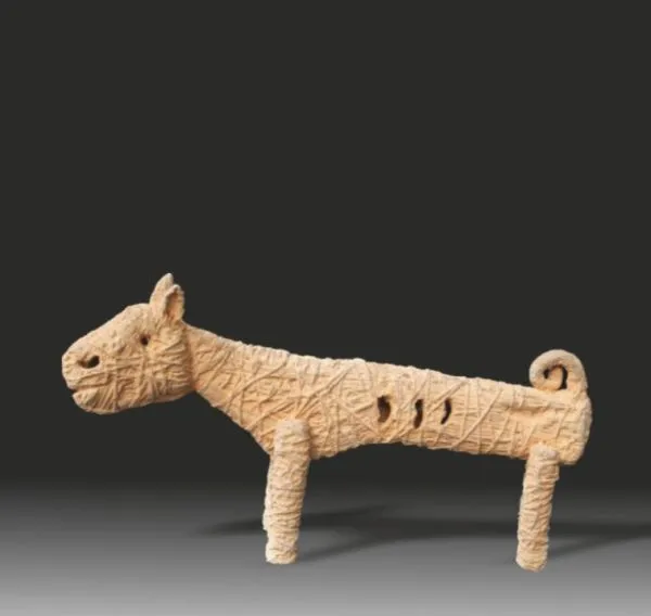 Animal-VII by Debojit Roy, terracotta, animal
