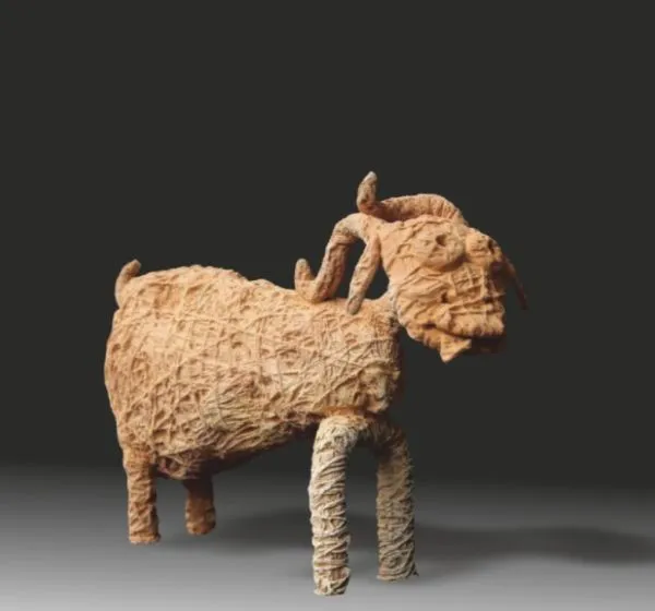 Animal-X by Debojit Roy, terracotta, animal