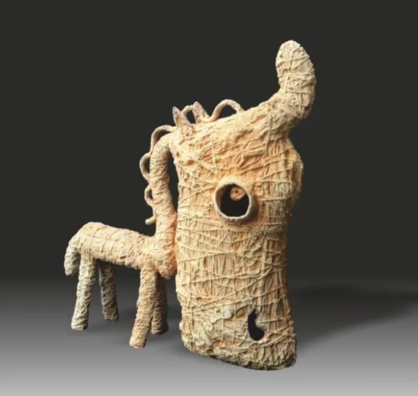 Animal-IV by Debojit Roy, terracotta, animal