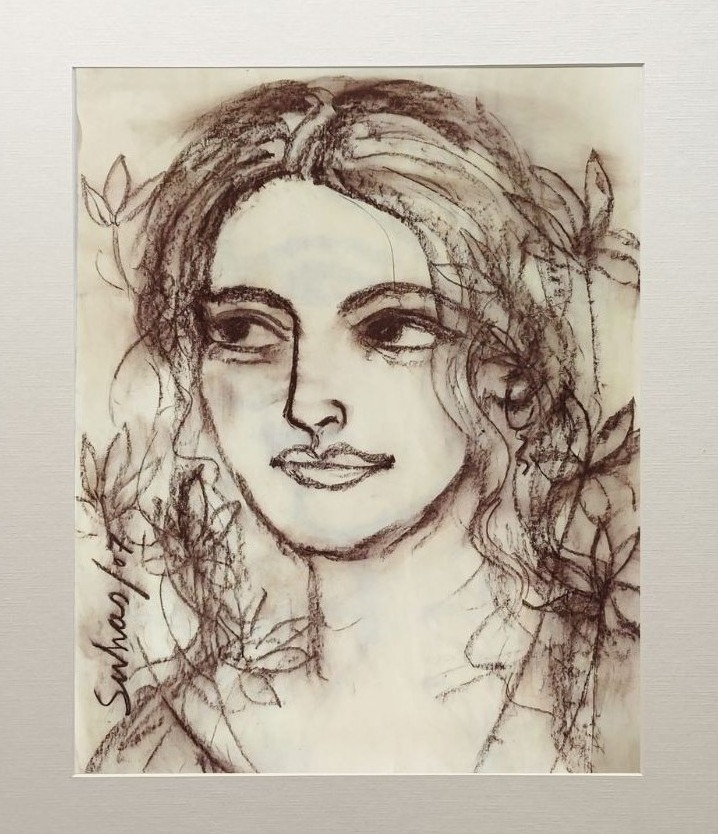 Woman looking